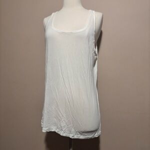 Jockey White Scoop Neck Tank